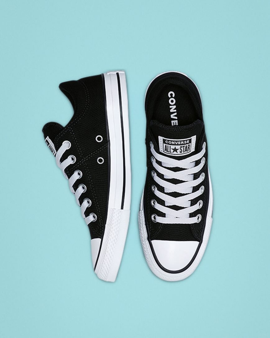 Dámské Boty Nízké Converse Chuck Taylor All Star Madison Černé Bílé Černé | CZ ENCG13